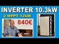 INVERTER 10.3kW 12kW PANNELLI 2 MPPT #fotovoltaico #faidate #perte
