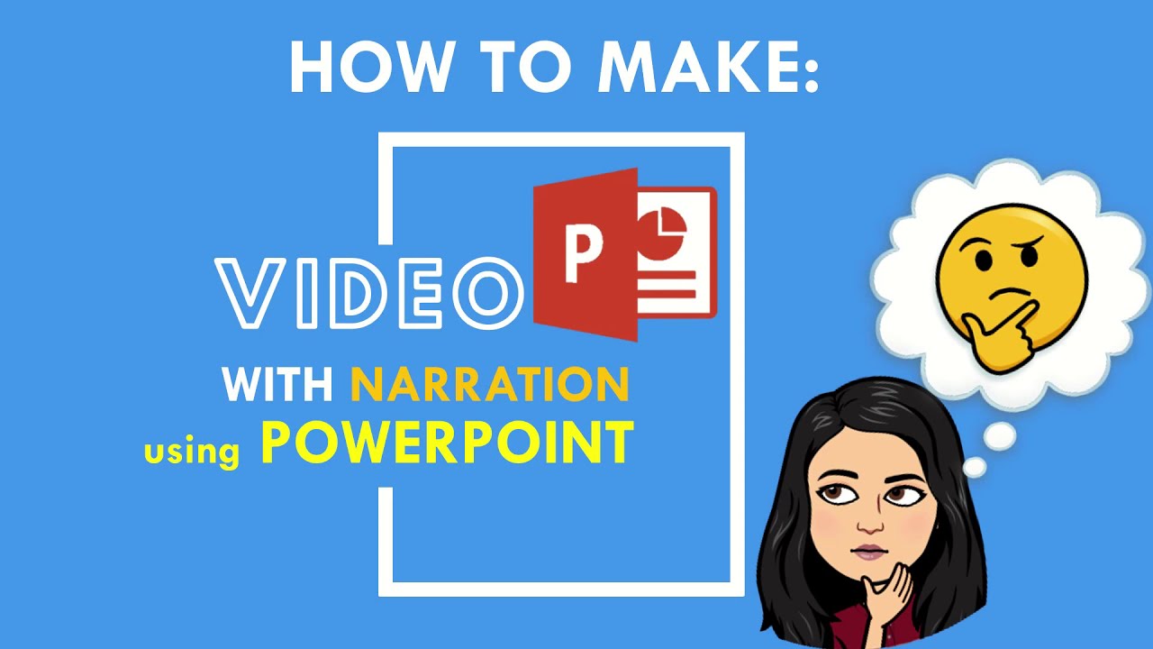 create a powerpoint presentation with narration