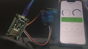 ระบบเปิดปิดปั้มอัติโนมัติ ด้วย Esp8266 DHT แสดงผลและควบคุมผ่าน Blynk