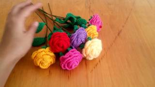 :     .1 crochet rose