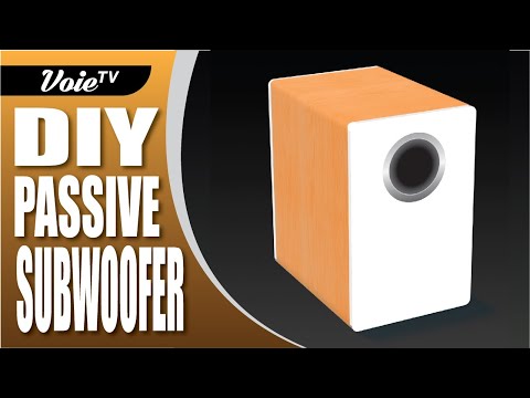 Video: How To Make A Passive Subwoofer
