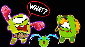 6 Om Nom Jackhammer ! Laughing & Crying! Sound Variations in 50 Seconds