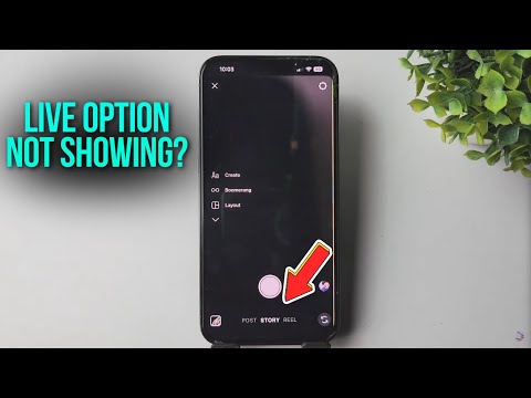 Fix Instagram Live Option Not Showing