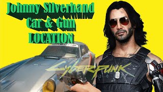 Cyberpunk 2077- How to get Johnny Silverhand Legendary Car And Gun- Location Full guide