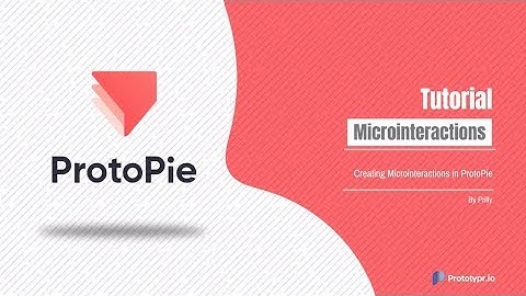 ProtoPie Microinteractions [🥧1]: ProtoPie Player, and Adding Your First Trigger