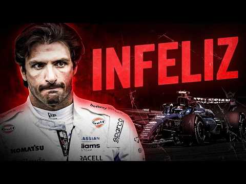 Por qué Carlos Sainz está molesto con el equipo Williams de F1