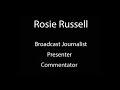 Rosie russells showreel