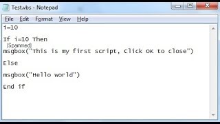 How to make your .vbs file to spammed file