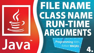 #4 JAVA | Part B | Command Line Arguments | IntelliJ | Programming with Rana Waqas