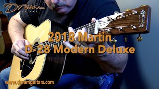 2018 Martin D-28 Modern Deluxe, Indian Rosewood & Sitka Spruce