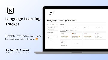 Language Learning Tracker | How to track learning a language using @Notion using a template