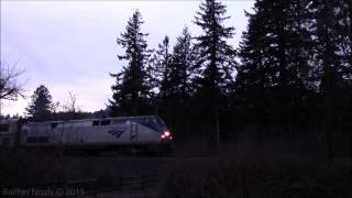 Eastbound Amtrak Empire Builder through St. Cloud, WA