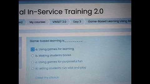 Day 3 VINSET 2.0 Game-Based Learning Using minecraft Education Edition Answer Key