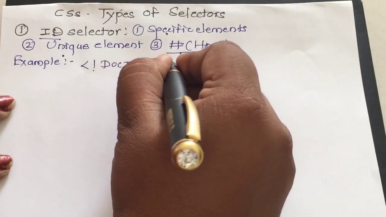 Types of Selector in CSS I - YouTube