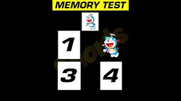 Memory Test  : Guess The Correct One ! | Guess Puzzle | #shorts #fact  #memorytest