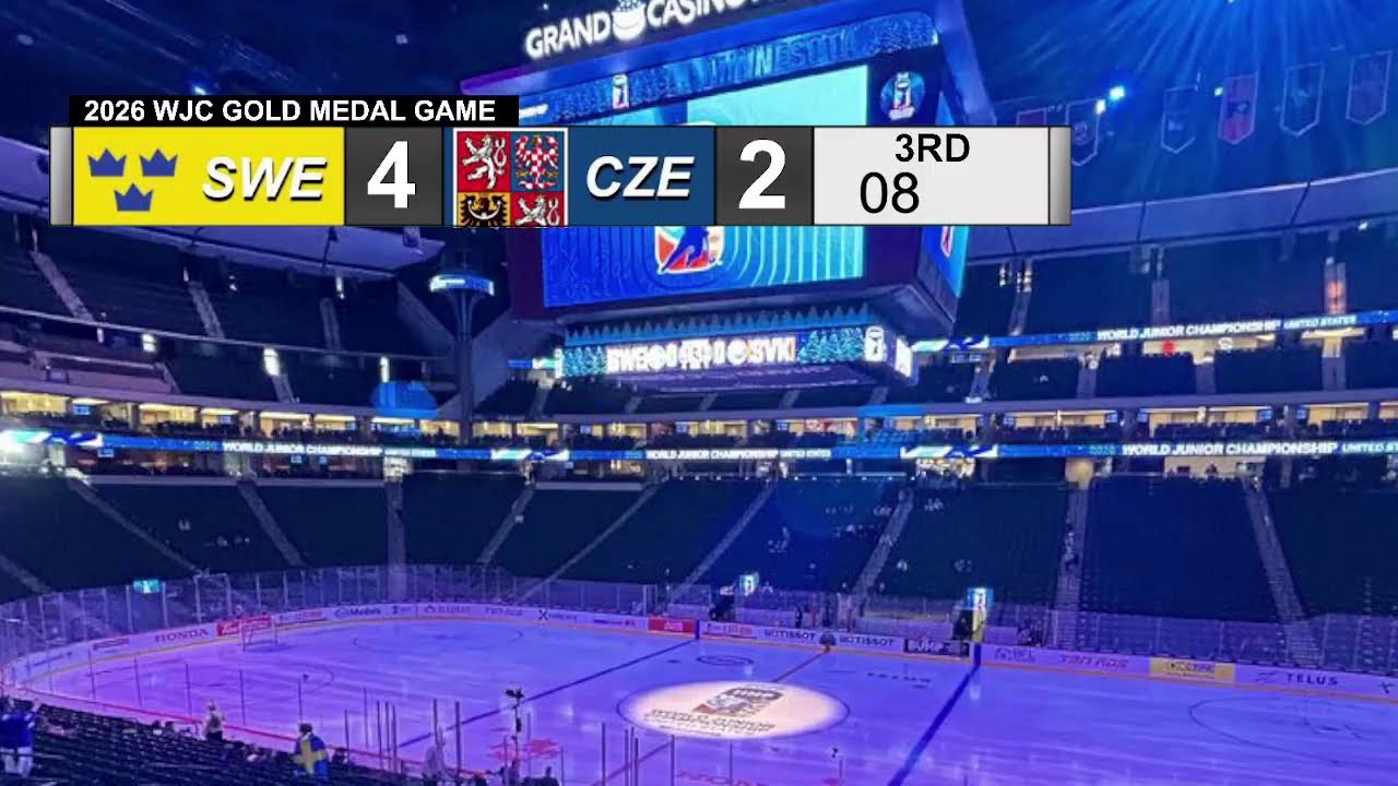 IIHF World Juniors Championship 2026: SWEDEN vs. CZECHIA | GOLD MEDAL GAME | LIVE PLAY-BY-PLAY