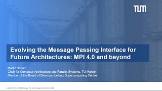 Celebrity EuroMPI 2022 Invited Talk: "Evolving the Message Passing Interface for Future Architectures: MPI..." Profile