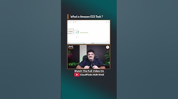 What Is Amazon ECS Task ? | Difference Between Docker Container Vs ECS Task  #cloudcomputing #aws