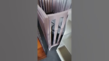 Pink princess style crib for baby / Hurry up and arrange a pink crib for the little princess