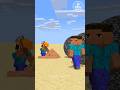Help Herobrine to power up and stop bedrock ball⚡| credit by@oreETV | #minecraft #animation