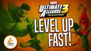 Glitch in Marvel Ultimate Alliance 3... Level Up FAST W/ Same 4 Characters!
