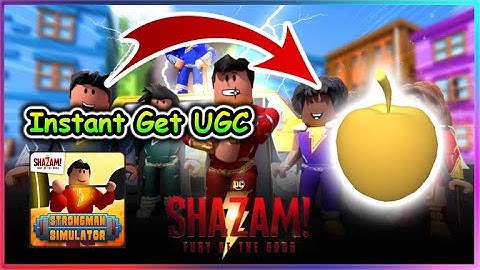 [Event] Roblox Strongman Simulator Script - Get UGC Shazam Event