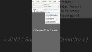 use sum() dax function in power bi