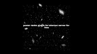 how to put plugin power ranks in your aternos server for free.