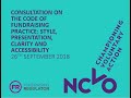 Ncvo webinar making the code of fundraising practice easier to use