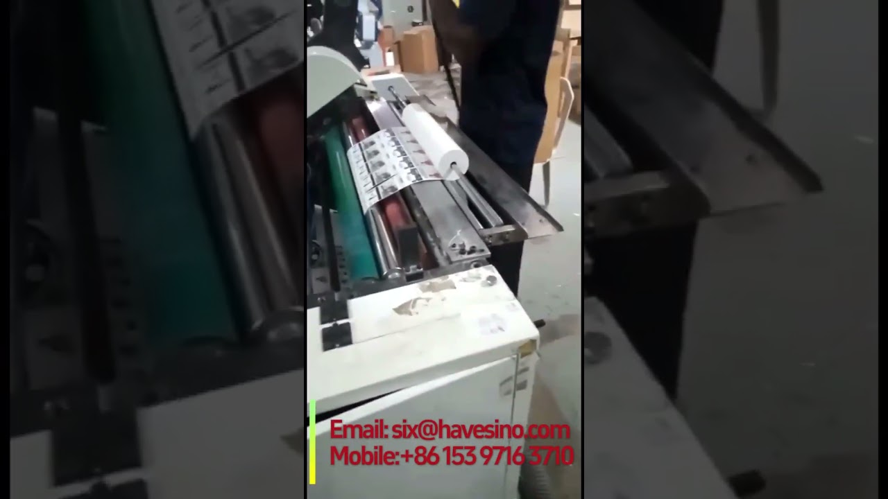 Thermal paper slitter rewinder cut print bank paper 