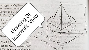 Drawing Of Isometric View //Engg. Drawing //Engg. Graphics