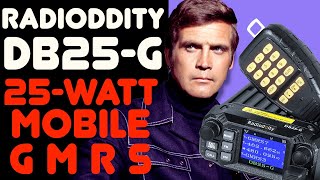 Radioddity DB25-G Review - New Radioddity GMRS Radio Overview & Comparison to the DB20-G GMRS Mobile