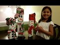 Wood Block Snowmen Wood Block Snowmen