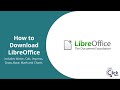 How to Download LibreOffice (includes Writer, Calc, Impress, Draw, Base, Math and Charts!)