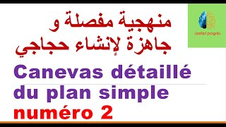 Detailed planner for creating a simple plan 2