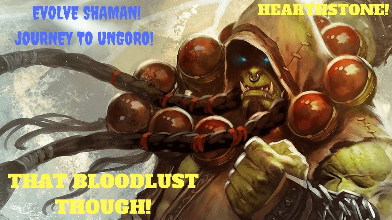 [Hearthstone] Evolve Shaman Ranked Gameplay-Journey to UnGoro!