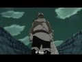 Killer bee overpowers raikage with his lariat