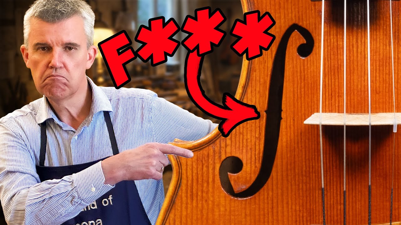 Вы никогда по-настоящему не видели скрипичные F-образные отверстия вот так.