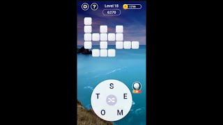 Puzzle game word connect crossword puzzle level18 complete