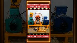 Self Powered Electric Generator Experiment ⚙️⚡