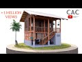 Simple farmhouse  tropical house  5x6m  two bedroom