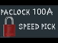 Paclock 100A picked in seconds!