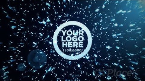 Intro Maker for a Logo Reveal Featuring a Particles Explosion