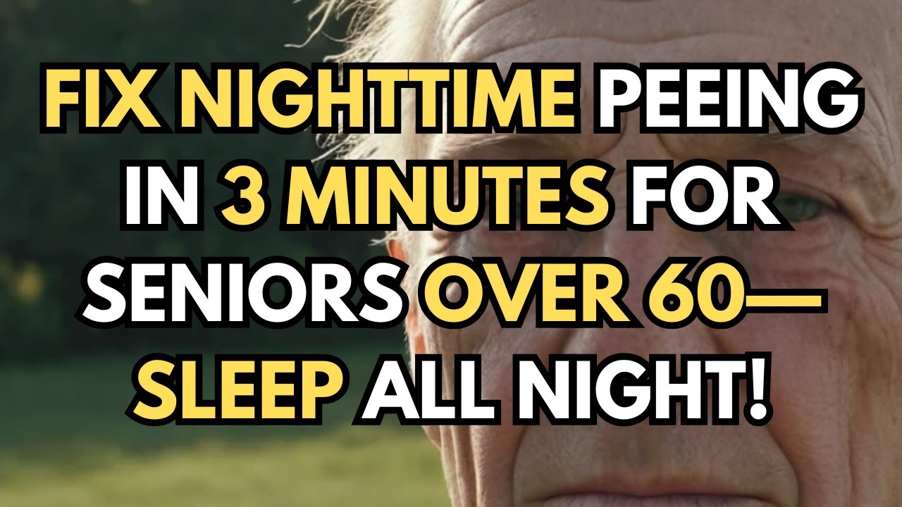 Seniors, Massage THIS Point for 3 Minutes to Stop Peeing at Night ...