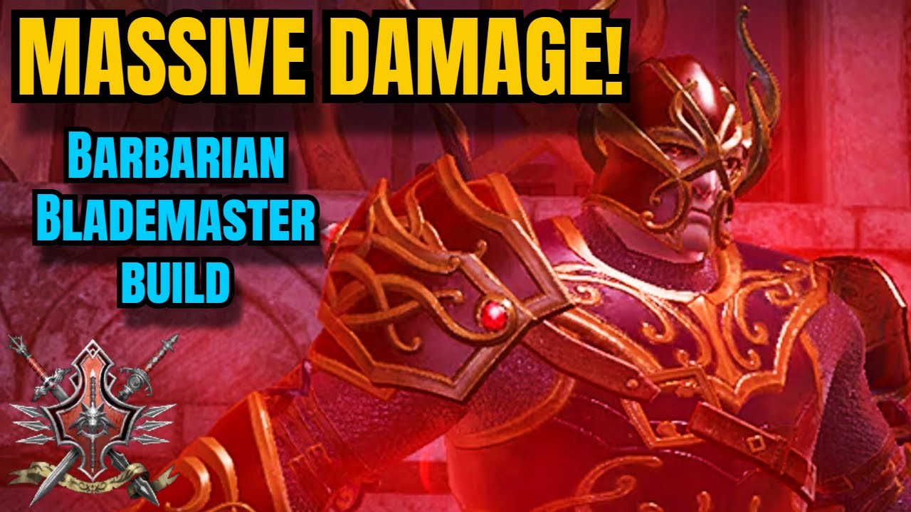 MASSIVE DAMAGE! Barbarian Blademaster Build - Neverwinter - YouTube