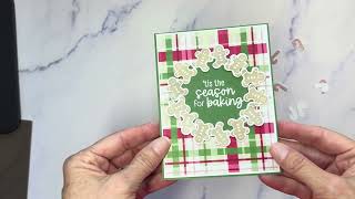 Homemade Treats Christmas Wreath Card
