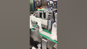 Cone bottle labeling machine #labelingmachine #bottlelabelingmachine #labelapplicator  #taperbottle