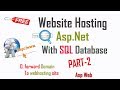 how to host asp.net website on server part 2