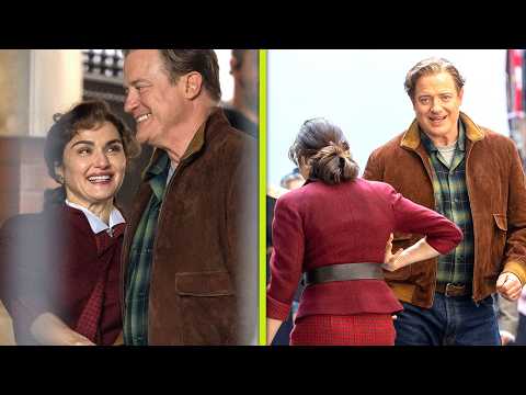 The Mummy: Brendan Fraser and Rachel Weisz REUNITE On Set, 25 Years Later!
