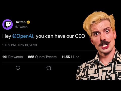 I could NEVER have predicted the new OpenAI CEO...